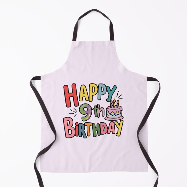 Item preview, Happy 9th Birthday designed and sold by Itsheartshop.