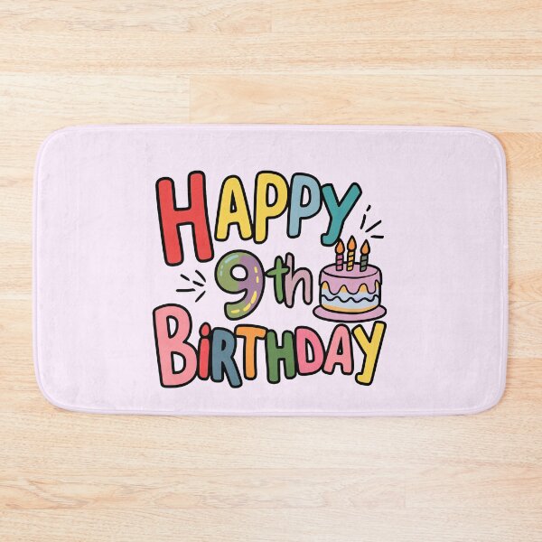 Item preview, Happy 9th Birthday designed and sold by Itsheartshop.