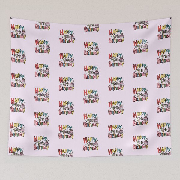 Item preview, Happy 9th Birthday designed and sold by Itsheartshop.
