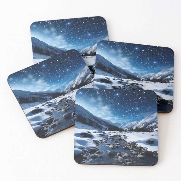 Item preview, Winter Night Landscape Photography: A Serene Adventure designed and sold by Shirtastically.