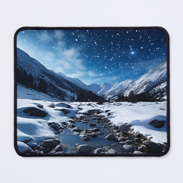 Item preview, Winter Night Landscape Photography: A Serene Adventure designed and sold by Shirtastically.