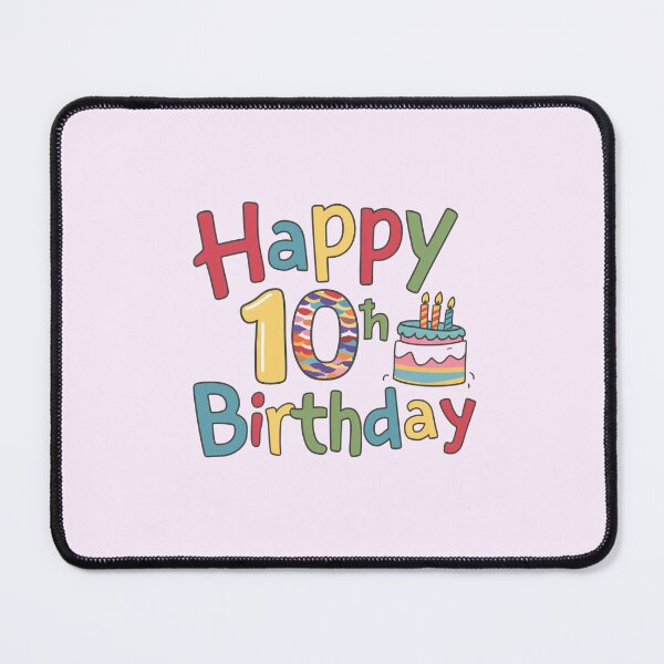 Item preview, Happy 10th Birthday designed and sold by Itsheartshop.