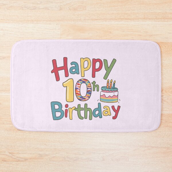 Item preview, Happy 10th Birthday designed and sold by Itsheartshop.