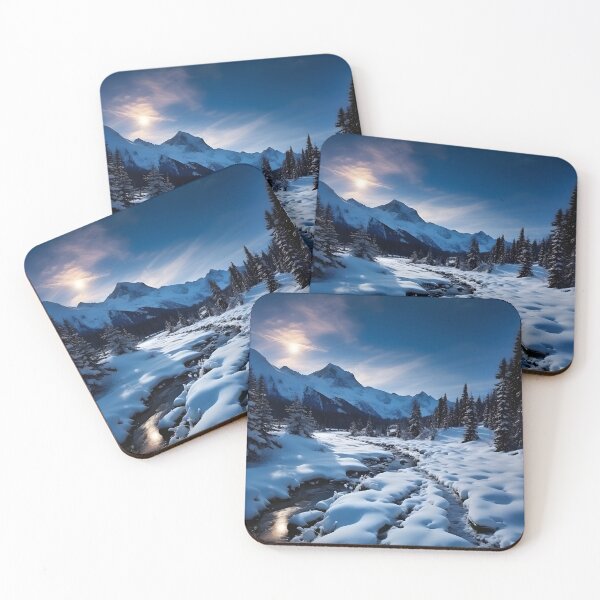 Item preview, Winter Night Landscape Photography: A Tranquil Adventure designed and sold by Shirtastically.