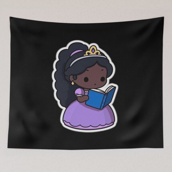 Item preview, Cute princess reading  designed and sold by Culmika.
