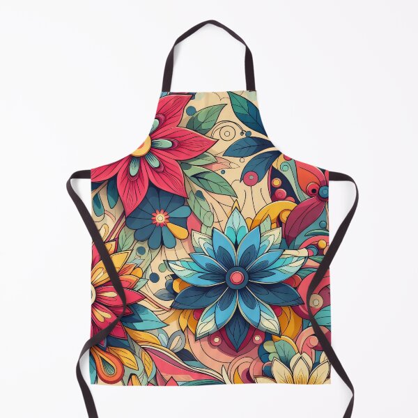 Item preview, Scandinavian Folk Art floral pattern designed and sold by FOLK ART FUSION by heidiannemorris.
