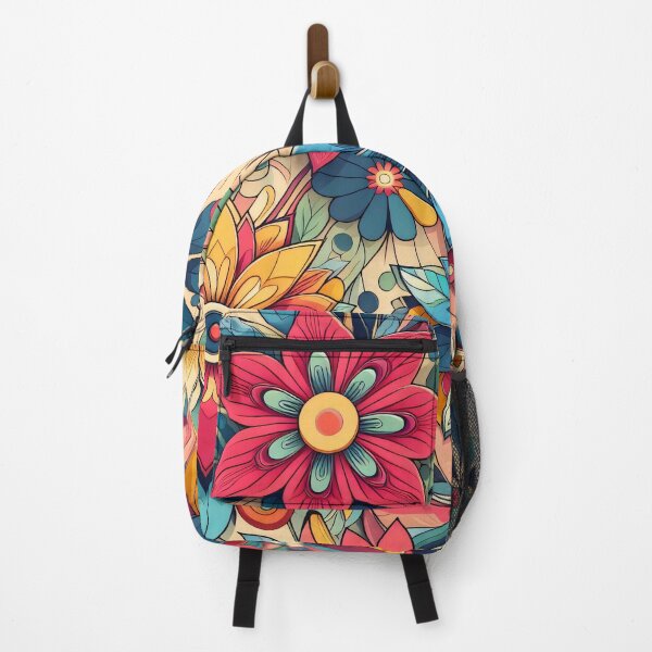Item preview, Scandinavian Folk Art floral pattern designed and sold by FOLK ART FUSION.