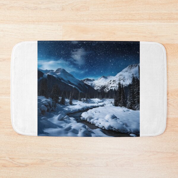 Item preview, Winter Night Landscape Photography: A Serene Adventure designed and sold by Shirtastically.