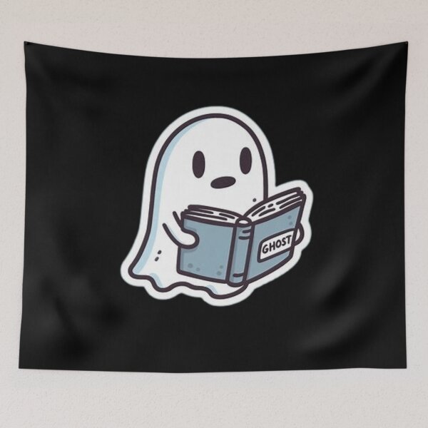 Item preview, Cute ghost reading  designed and sold by Culmika.
