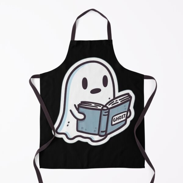 Item preview, Cute ghost reading designed and sold by Culmika.