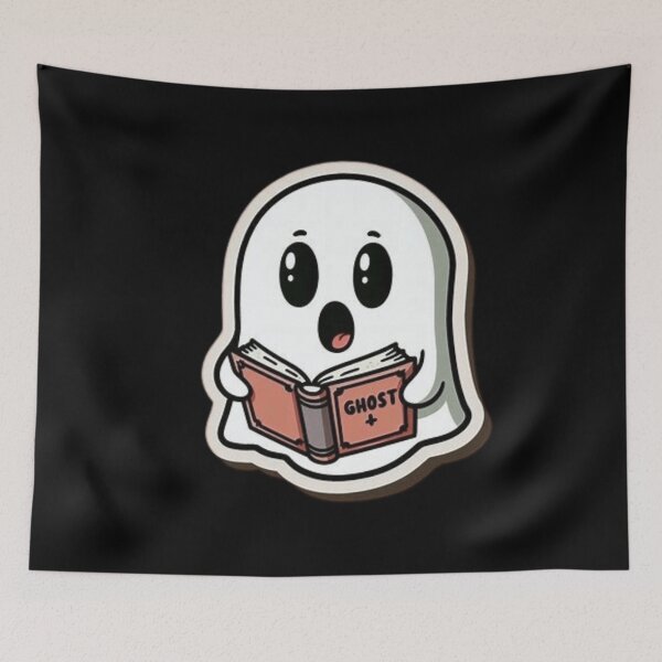 Item preview, Cute ghost reading  designed and sold by Culmika.
