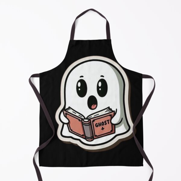 Item preview, Cute ghost reading designed and sold by Culmika.