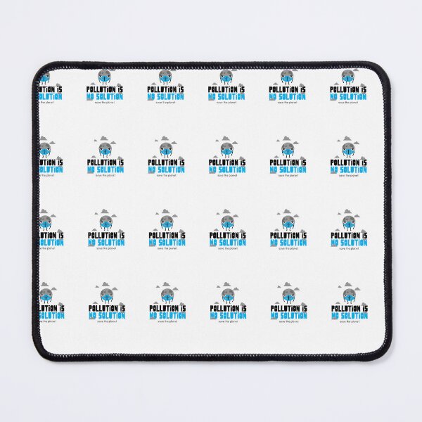 Item preview, POLLUTION IS NO SOLUTION designed and sold by wesdesignshop.