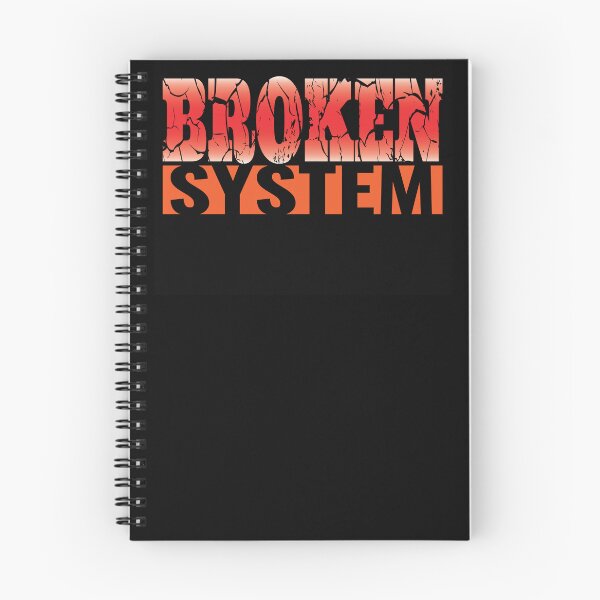 Item preview, Broken System - Political Disillusion Slogan. designed and sold by Harlake.
