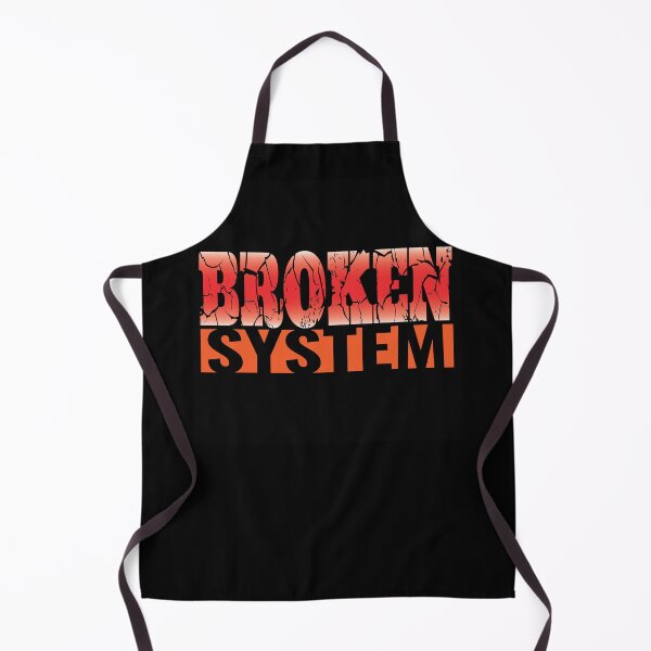Item preview, Broken System - Political Disillusion Slogan. designed and sold by Harlake.