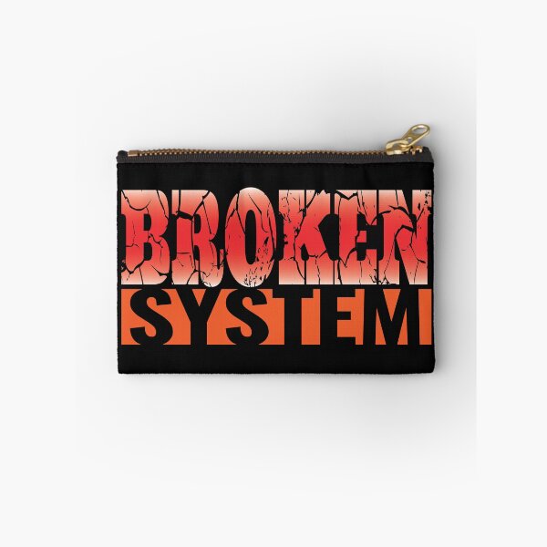 Item preview, Broken System - Political Disillusion Slogan. designed and sold by Harlake.