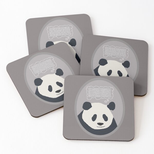Item preview, Panda Bear Contemplating Pi designed and sold by Amy Hadden.