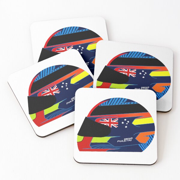 Item preview, Oscar Piastri 2024 helmet designed and sold by AnnesCreatives.