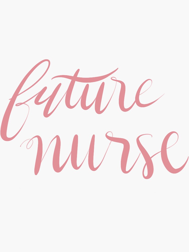 Future Nurse Sticker For Sale By Claire Lilian Redbubble