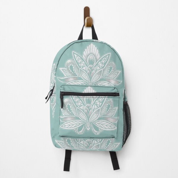 Item preview, Lotus flower on turquoise designed and sold by AnnabellaRh.