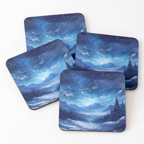 Item preview, Cold Heights: A Serene Winter Illustration designed and sold by Shirtastically.