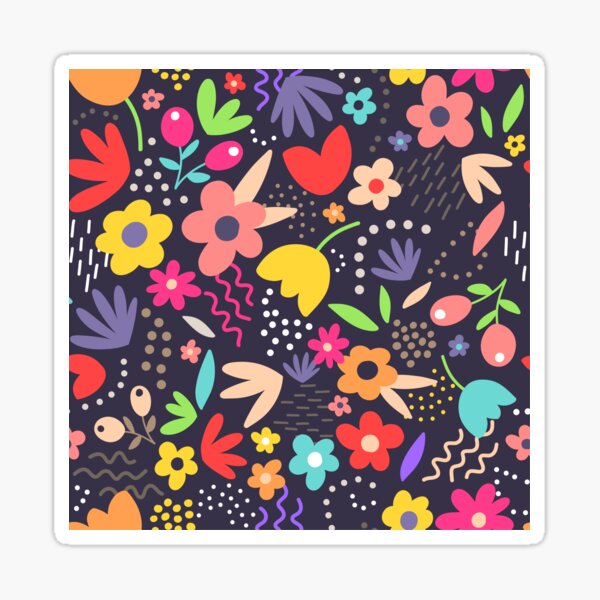 Item preview, Abstract Shapes and Florals designed and sold by Nicola-Rowe.