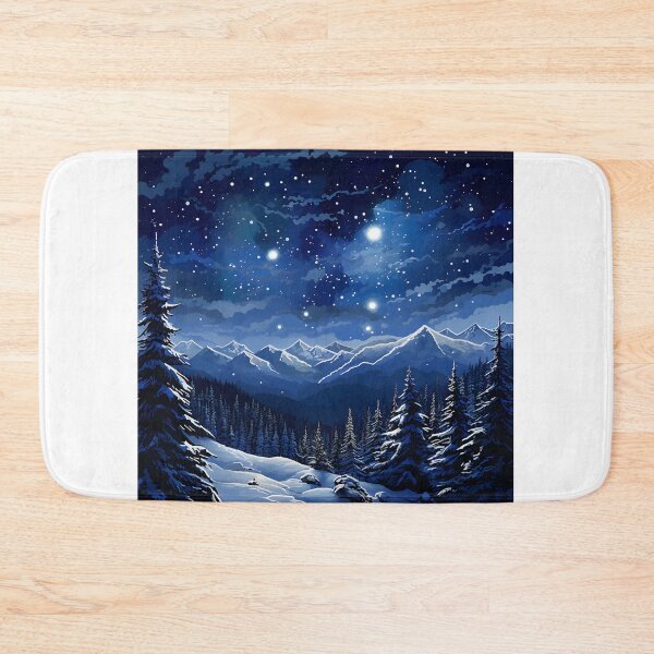 Item preview, Cold Heights: A Serene Winter Landscape designed and sold by Shirtastically.
