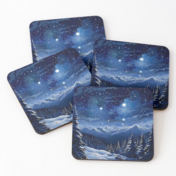 Item preview, Cold Heights: A Serene Winter Landscape designed and sold by Shirtastically.