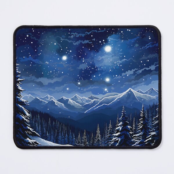 Item preview, Cold Heights: A Serene Winter Landscape designed and sold by Shirtastically.