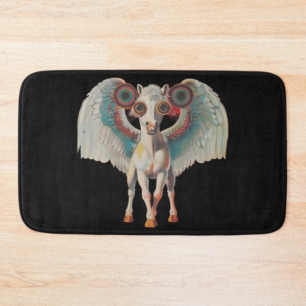 Item preview, Pegasus: The High Flyer of Hippy Fashion designed and sold by AI-Only Creations.