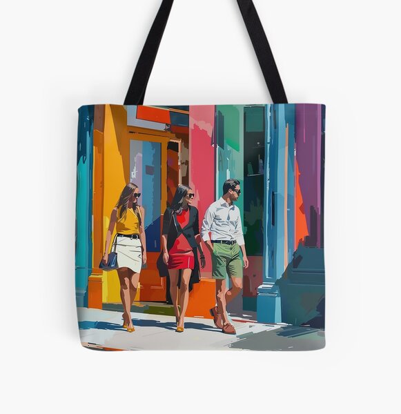 SoHo Style All Over Print Tote Bag
