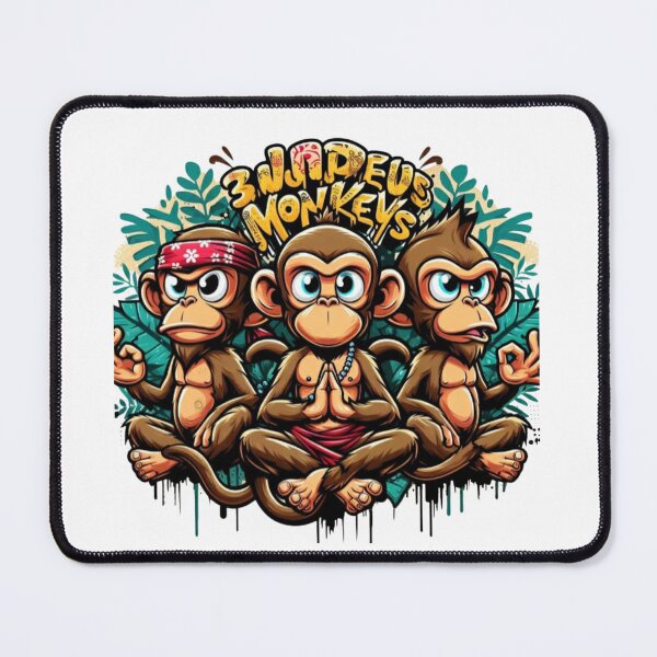 Item preview, The wisdom monkeys- Famous japanese monkeys revisited designed and sold by NovaMode.