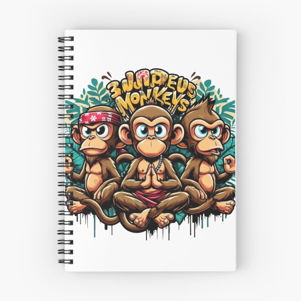Item preview, The wisdom monkeys- Famous japanese monkeys revisited  designed and sold by NovaMode.