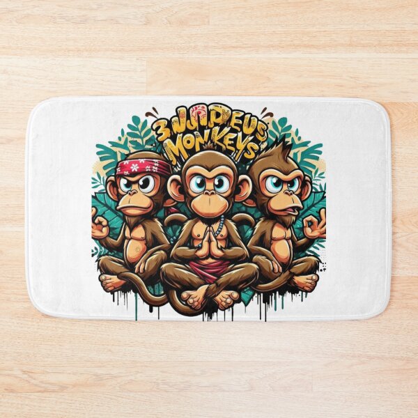 Item preview, The wisdom monkeys- Famous japanese monkeys revisited  designed and sold by NovaMode.