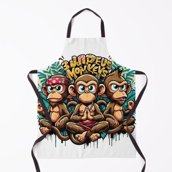 Item preview, The wisdom monkeys- Famous japanese monkeys revisited designed and sold by NovaMode.