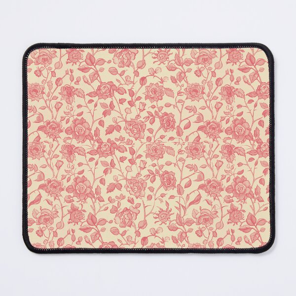 Item preview, William Morris Pink & Rose Inspired Wallpaper Pattern designed and sold by Alfredus.