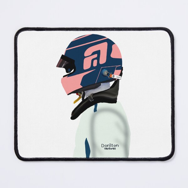 Item preview, Alex Albon wears race suit and helmet 2024 designed and sold by AnnesCreatives.