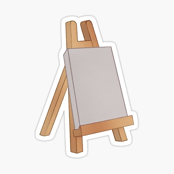 Item preview, Easel White Ver. Sticker designed and sold by Eskiel01.