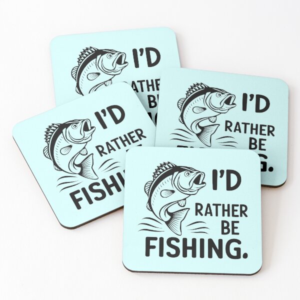 Item preview, I'd Rather Be Fishing designed and sold by KLArtzStore.