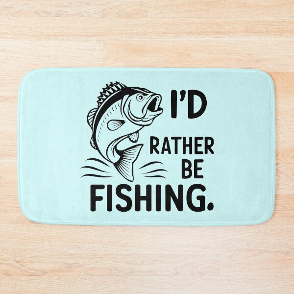 Item preview, I'd Rather Be Fishing designed and sold by KLArtzStore.