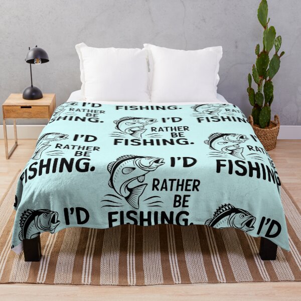 Item preview, I'd Rather Be Fishing designed and sold by KLArtzStore.