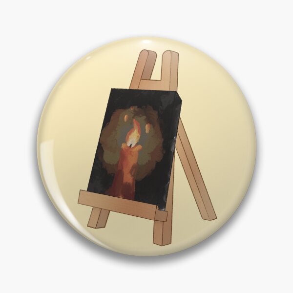 Item preview, Easel Red Painting Ver. Sticker designed and sold by Eskiel01.
