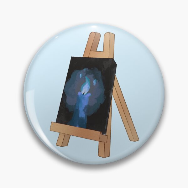 Item preview, Easel Blue Painting Ver. Sticker designed and sold by Eskiel01.