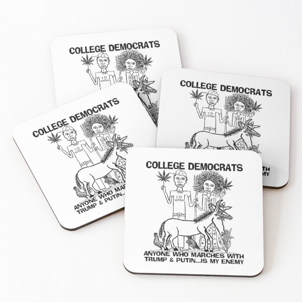 Item preview, COLLEGE DEMOCRATS ~ TRUMP & PUTIN ~ AFRICAN-AMERICANS ~ DONKEY ~ (V-6-118) designed and sold by RodeoMalibu.