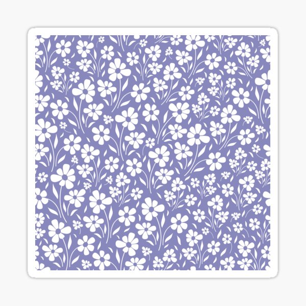 Item preview, Pretty Dainty White Florals designed and sold by Nicola-Rowe.