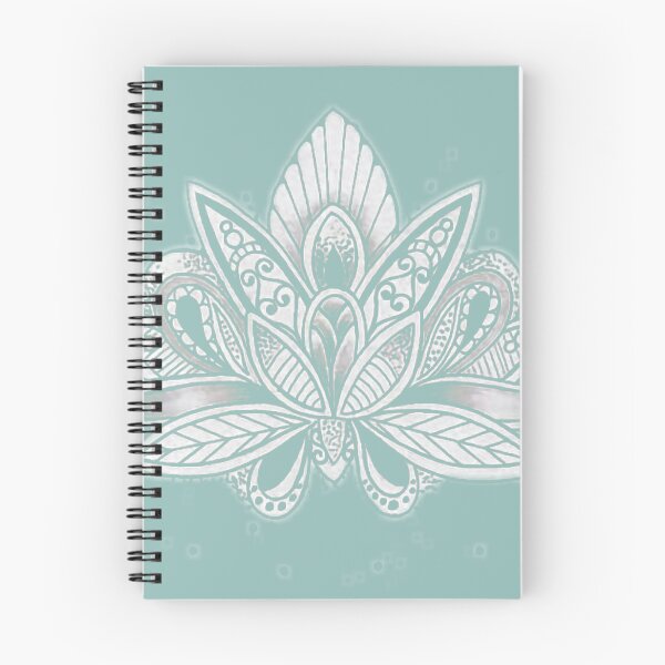 Item preview, Lotus flower on turquoise designed and sold by AnnabellaRh.