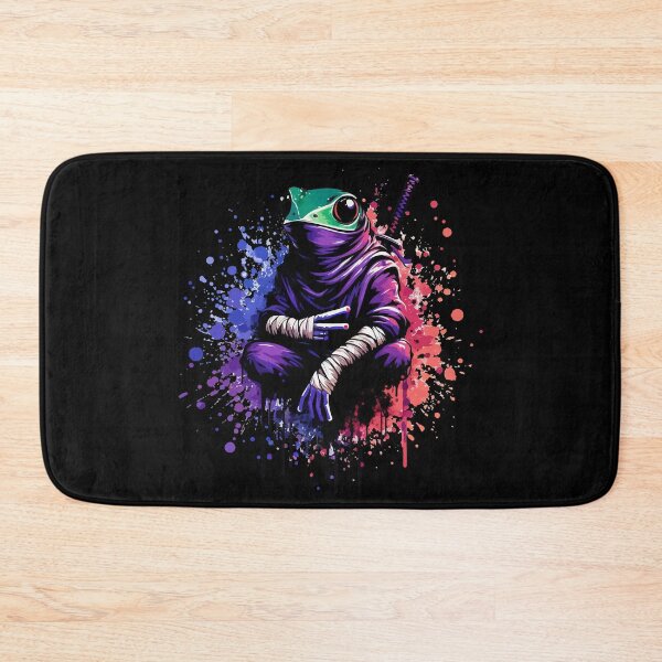 Item preview, Cool Ninja Samurai Frog Ink Splash designed and sold by TomFrontierArt.