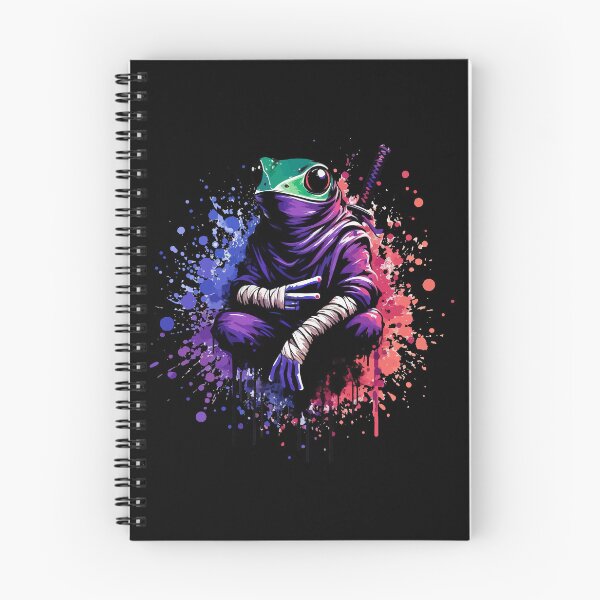 Item preview, Cool Ninja Samurai Frog Ink Splash designed and sold by TomFrontierArt.
