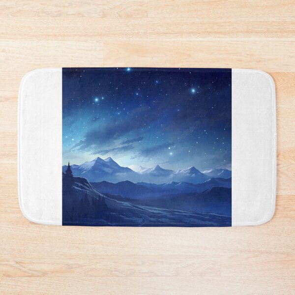 Item preview, Cold Heights: A Serene Winter Landscape Illustration designed and sold by Shirtastically.
