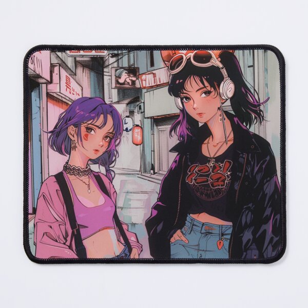 Item preview, Latenight in the streets of Tokyo: Shibuya Vaporwave Girls designed and sold by OtherVisions.